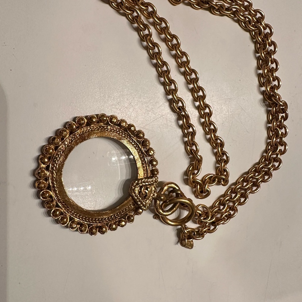 Chanel CC mark Loupe Necklace